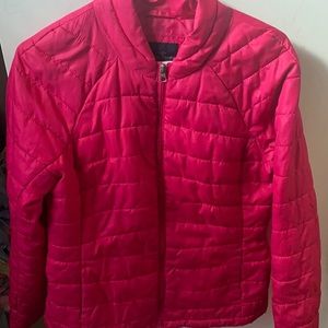 Pink Puffer Style Coat